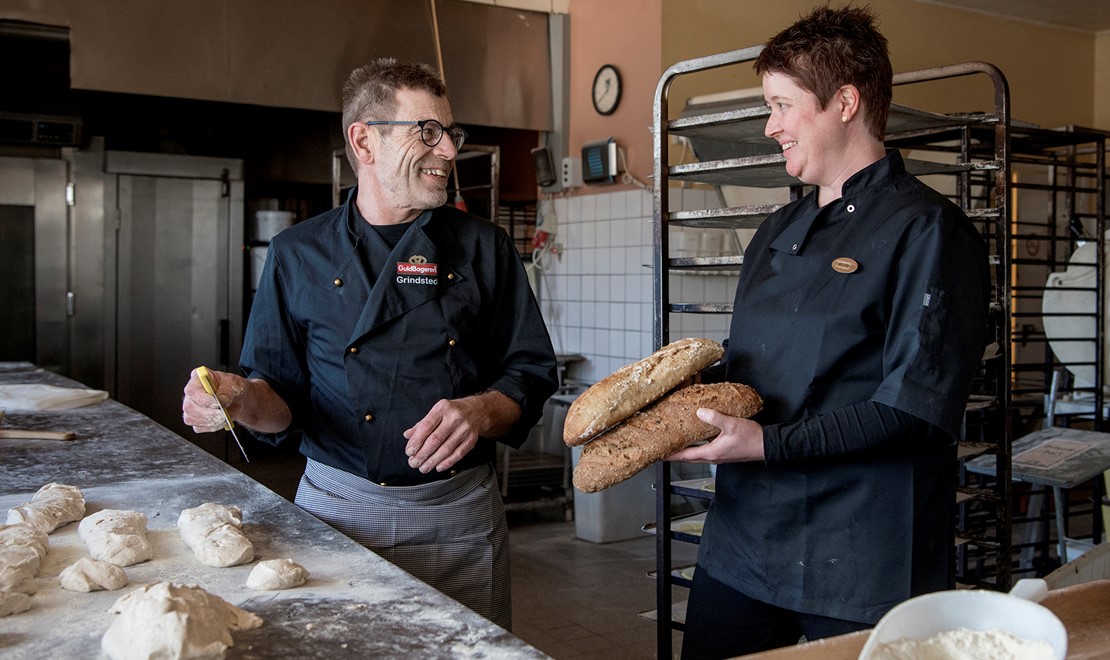 GuldBageren Grindsted i bageriet